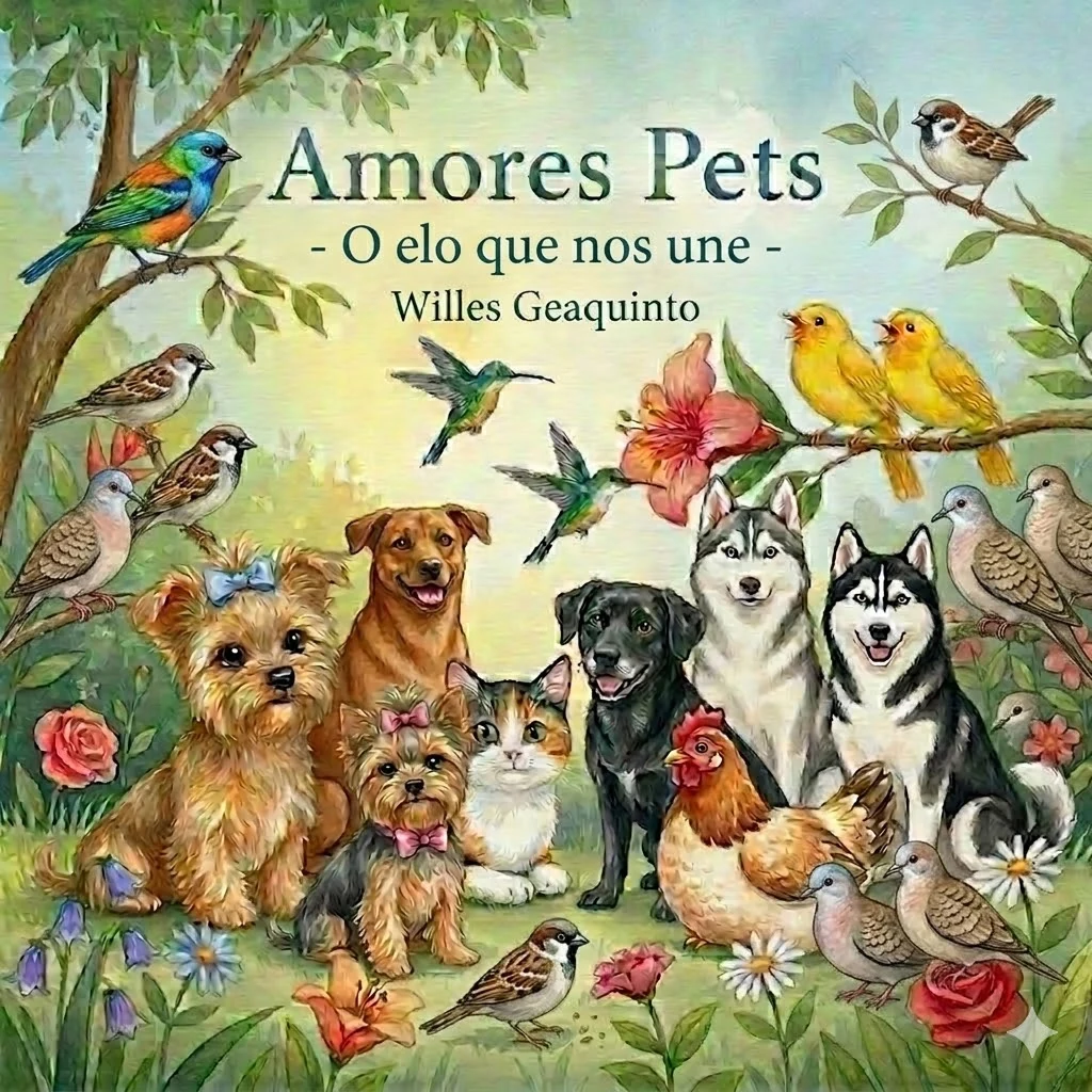 Capa do livro Amores Pets